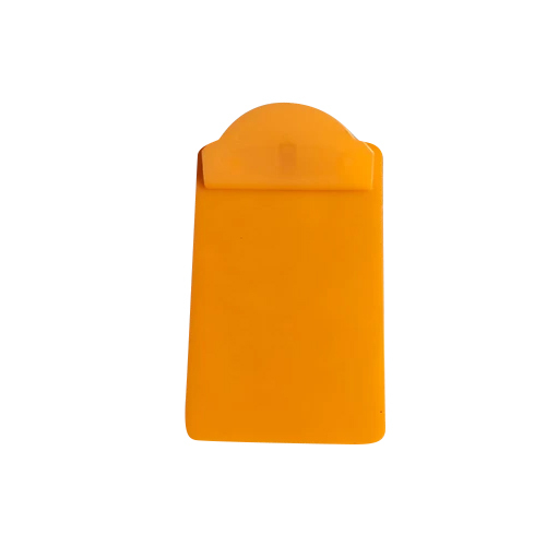 Orange Mini Clip Board - Material: Plastic