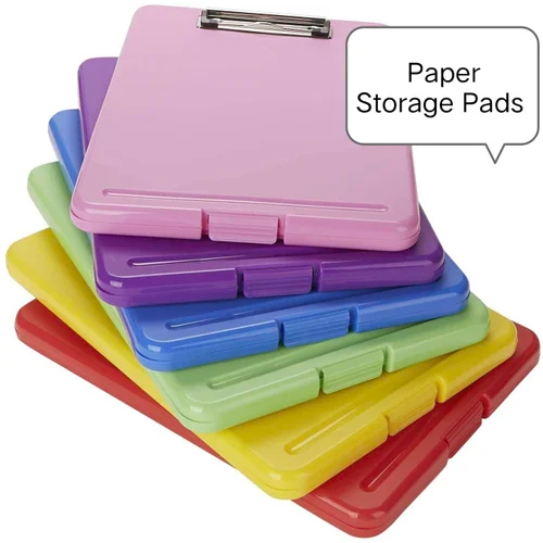 A4 Paper Storage Exam Pad - Material: Plastic