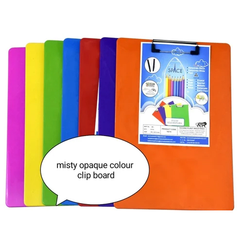 Misty Unbreakable Opaque Colour Exam Pad - Material: Plastic