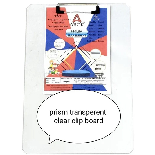 Prism Transparent Colour Pad - Material: Plastic