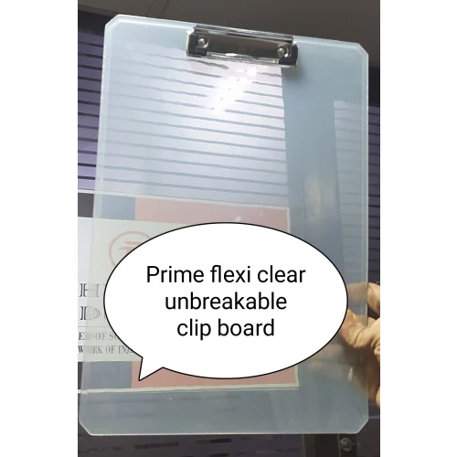 Prime Flexi Transperant Clear Unbreakable Pad