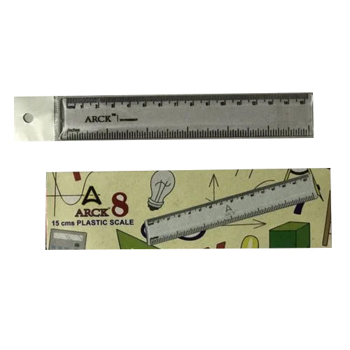 Arck 15 Cm Plastic Scale - Shape: Recteangle