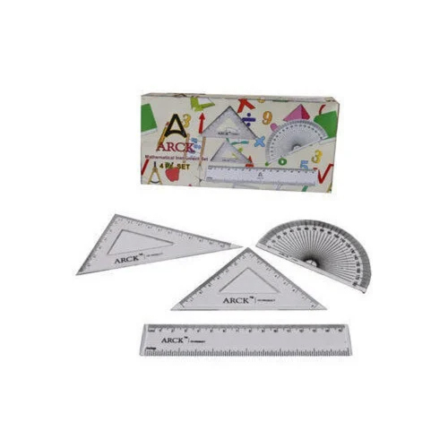 Arck 4Pcs Mathematical Set - Feature: Transparent