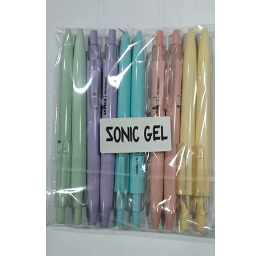 Sonic Plastic Gelpen - Color: Multicolor