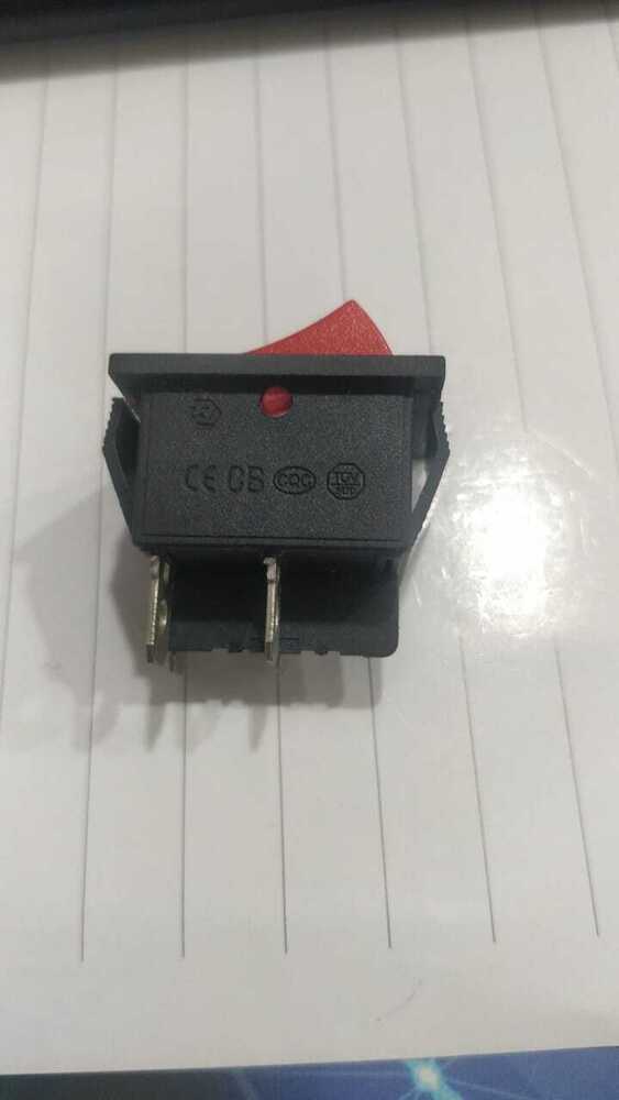 Rs608 Red Without Light 4 Pin On-off Rocker - Material: Metal