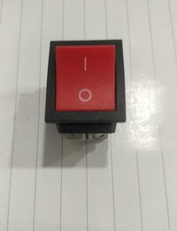 Rs608 Red Without Light 4 Pin On-off Rocker