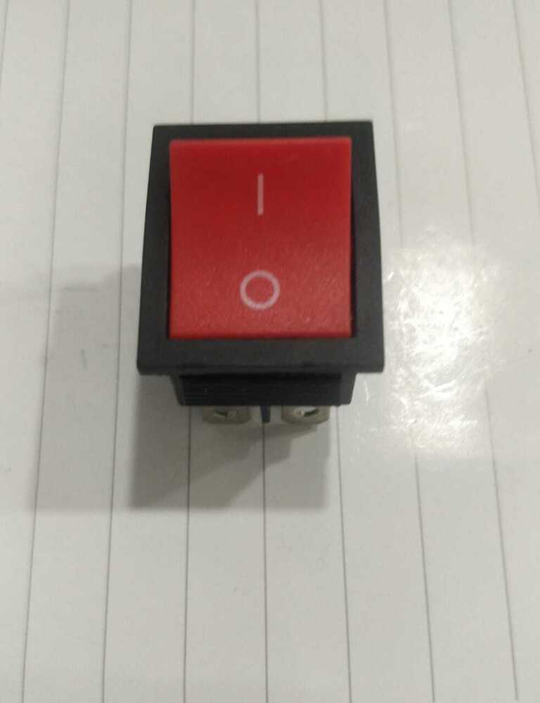 Rs608 Red Without Light 4 Pin On-off Rocker - Material: Metal