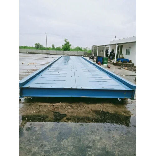 Pitless Type Dharma Kanta Weighbridge - Color: Blue