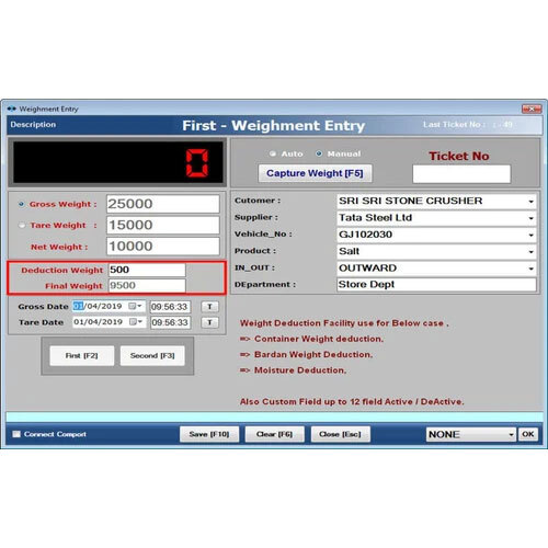 Weighbridge Data Tracking Software