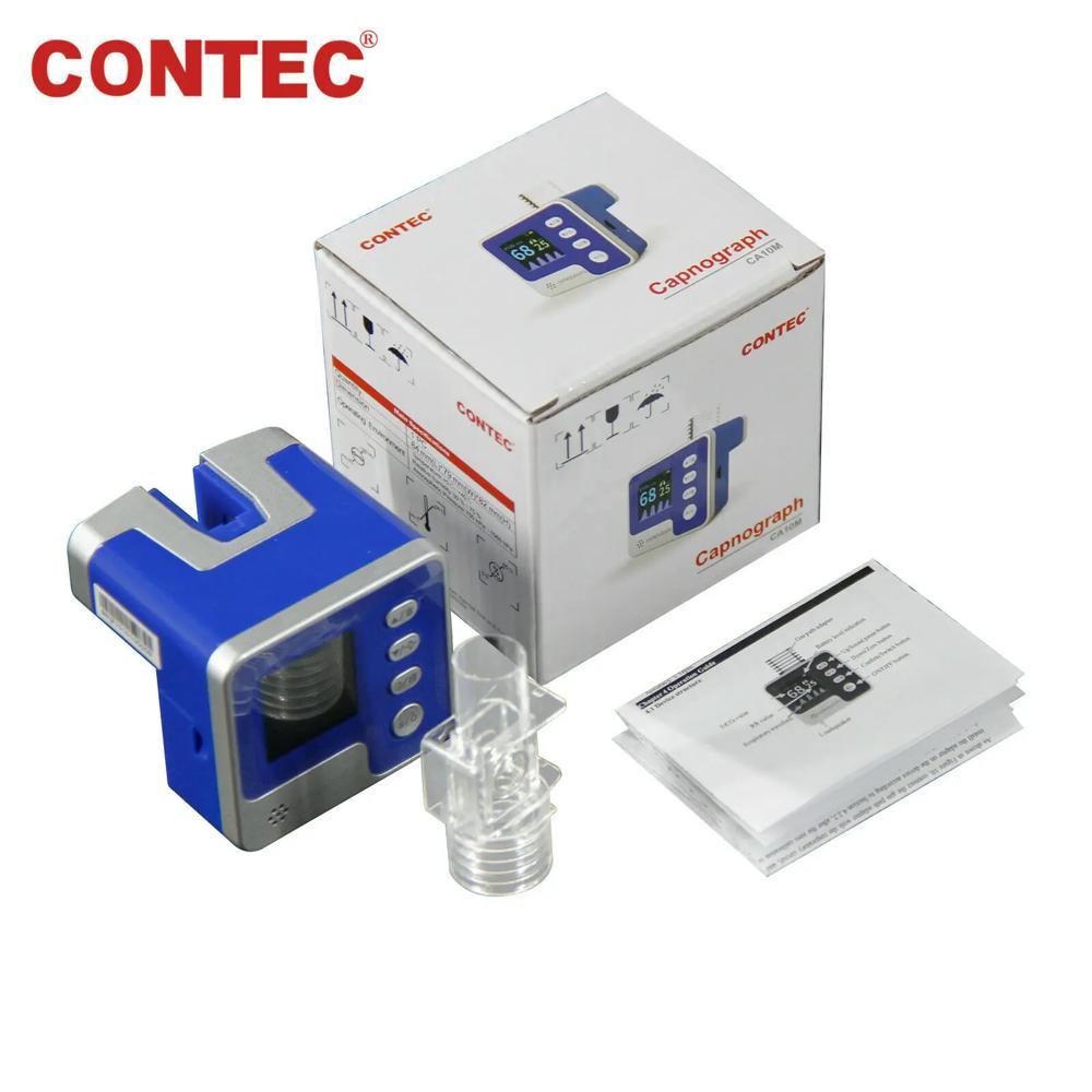 Contec Ca10m Capnograph Mainstream Etco2 Monitor - Color: Blue & White