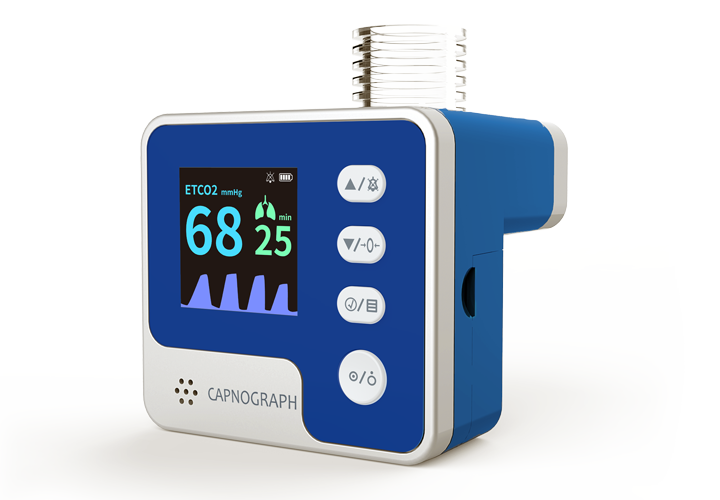 Contec Ca10m Capnograph Mainstream Etco2 Monitor - Color: Blue & White