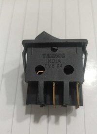 RS608 (INDIAN) BLACK 4 PIN ON-OFF