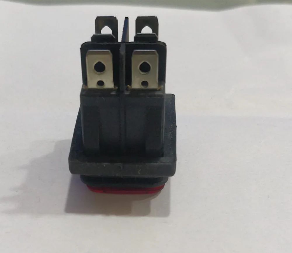 Rs608 Red Light 6 Pin On-off-on Waterproof, Three Position (Center Off) - Material: Plastic