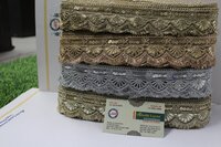 zari cutwork jhalar lace