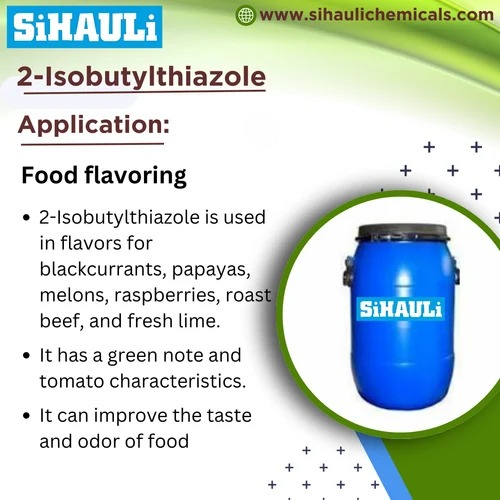 2-Isobutylthiazole - Liquid, Industrial Grade, 99% Purity, Ideal for Rubber Production, Provides Realistic Tomato Note with Dilution