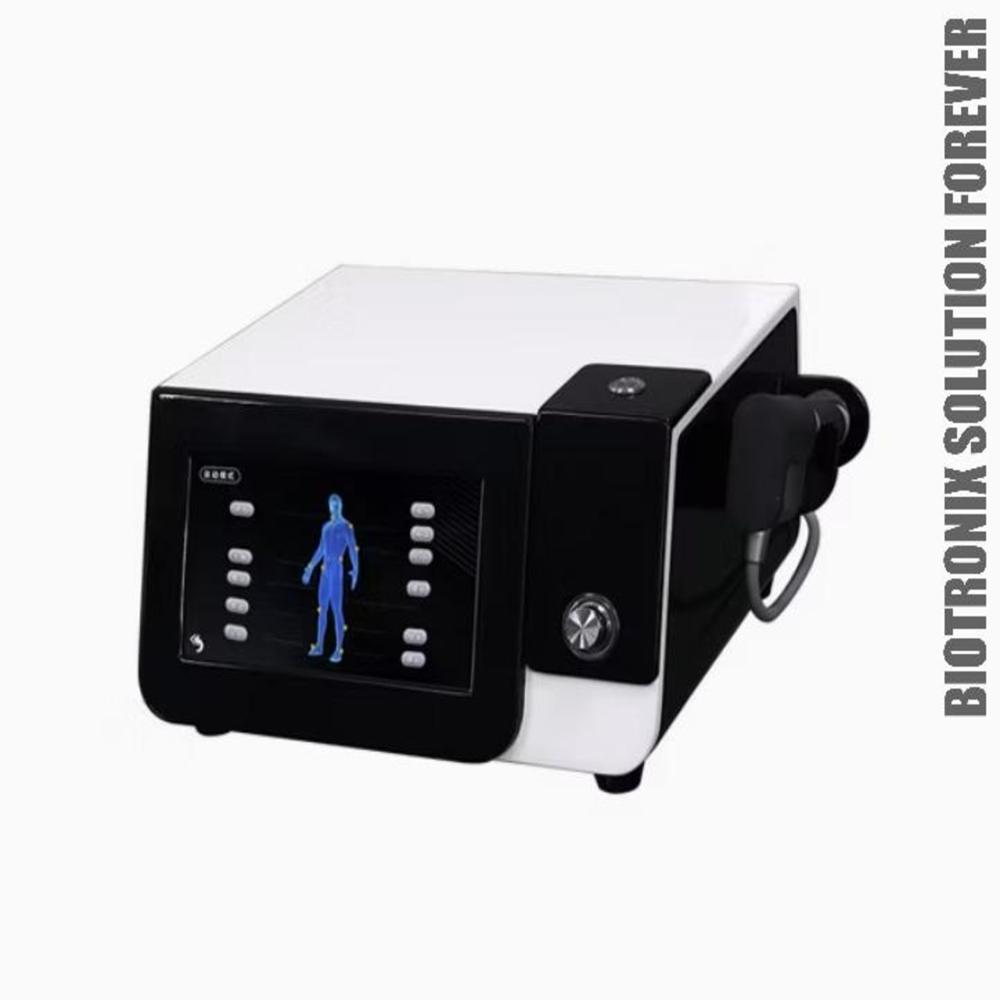 Latest Black Pneumatic Shockwave Therapy Equipment for Clinics, Hospitals, and Wellness Centers