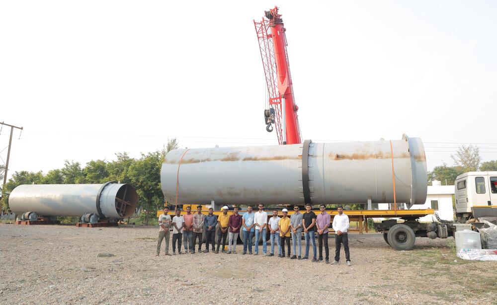 Lime Calcination Plant - Color: Silver