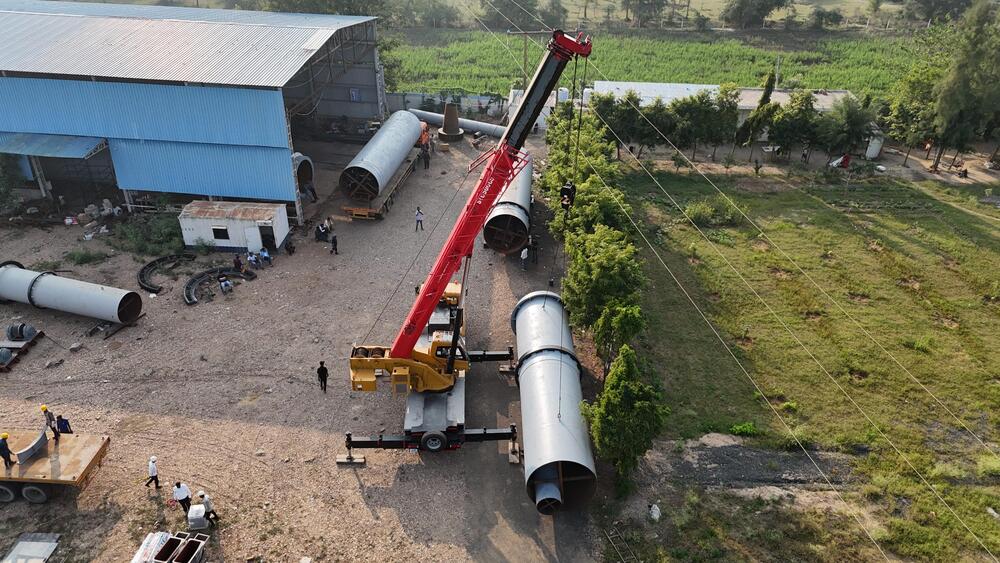 Lime Calcination Plant - Color: Gray