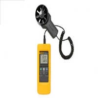 Fluke 925 Vane Anemometer - Metal, 181 X 71 X 38 Mm, Yellow | Weighs 363 G, Measures Wind Temperature In Â°c & Â°f, Industrial Applications, Warranty Included