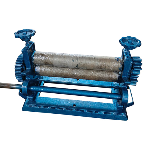Industrial Rubber Roller Machine - Color: Blue