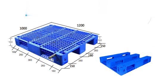 HDPE 4 STEEL REINFORCEMENT HEAVY PALLET