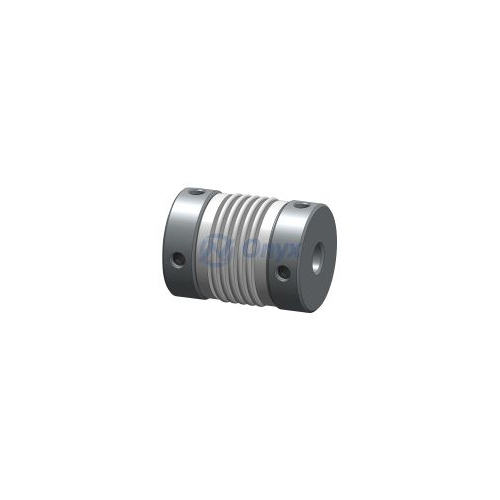 Screw Type Bellow Coupling - Color: Silver
