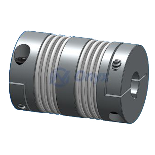 Double Element Bellow Coupling - Color: Grey