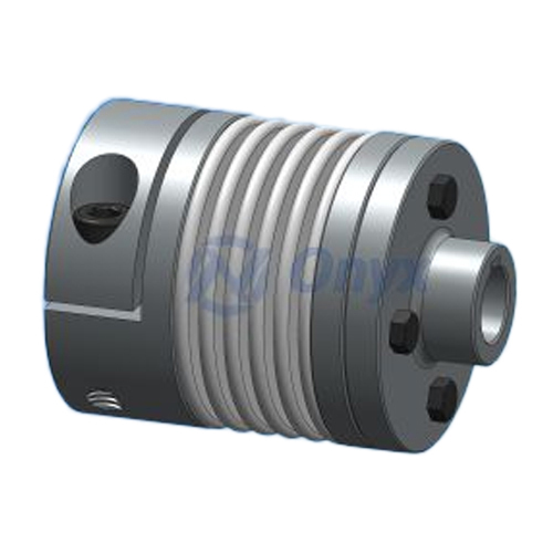 Taper Bored Bellow Coupling For Taper Shaft Motor - Color: Grey