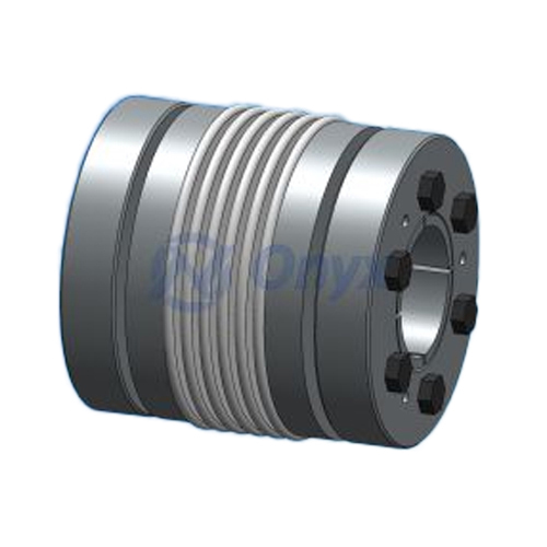 External Taper Ring Bellow Coupling - Color: Grey