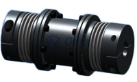 Clamping Hubs Line Shaft Bellow Coupling - Color: Grey