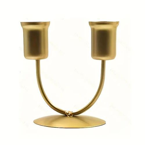 Style U Shaped Iron Candle Holders