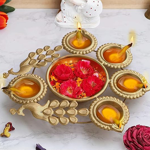 Metal Urli Bowl for Decoration
