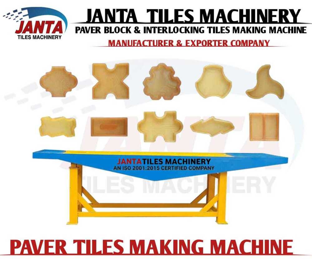 Paver Tiles Making Machine - Capacity: 100 Kg/Hr