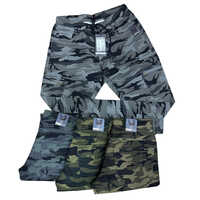 Mens Camouflage Print Cargo Pants - Color: Various Colour Available