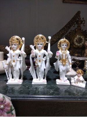 Marble god statue