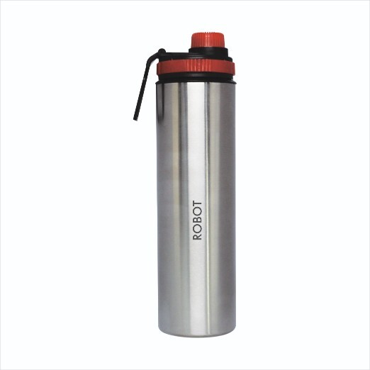 Robot Water Mate Stainless Steel Bottle - Capacity: 1000 Milliliter (Ml)