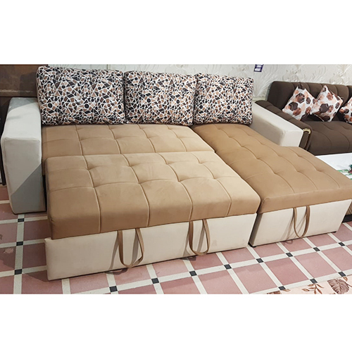 Modern Wooden Sofa Cum Bed - Color: Different Available