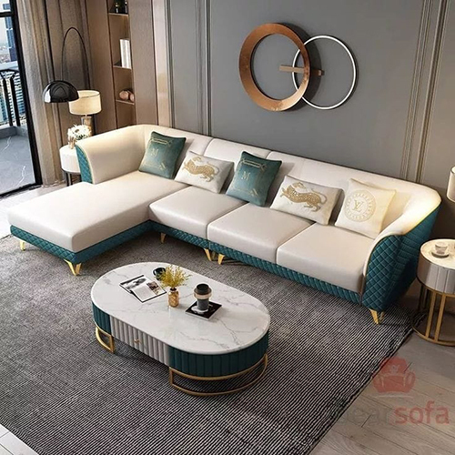 6 Seater L Shape Designer Sofa - Color: Different Available