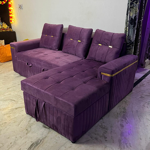 5 Seater Premium Polyester Fabric Sofa