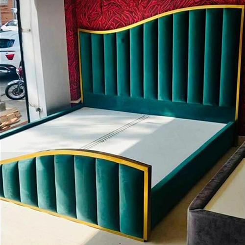 Luxury Wooden Double Bed - Color: Different Available