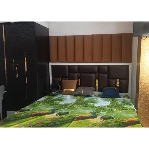 Teak Wood Designer Double Bed