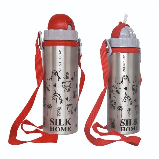 500ml Stainless Steel Monkey Cap Kid Bottle - Capacity: 500 Milliliter (Ml)