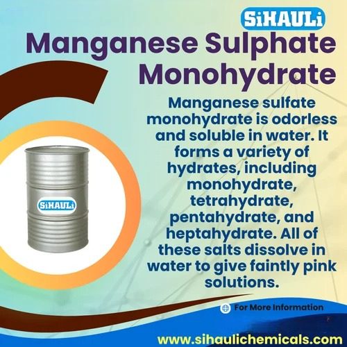 Manganese Sulphate Monohydrate 32 % Manufacturers, Suppliers, Exporters From Vasai Mumbai India