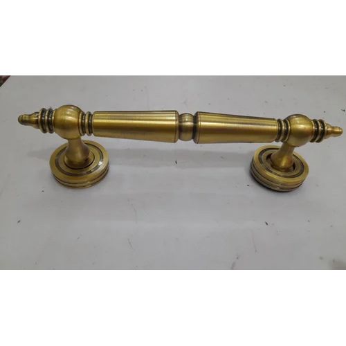 14 Inch Brass Door Pull Handel - Color: Yellow