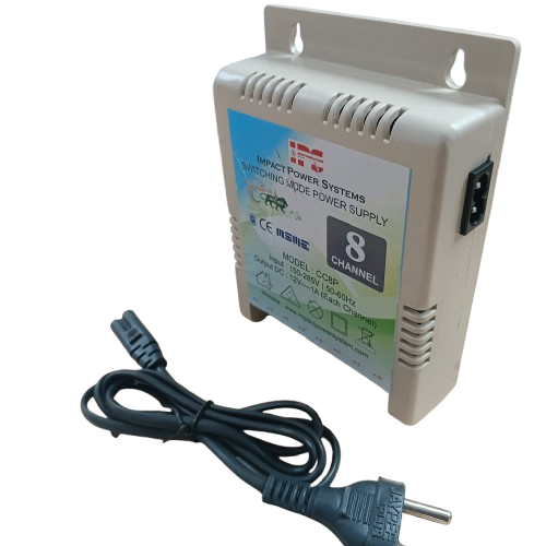8 CHANNEL CCTV SMPS PLASTIC BODY