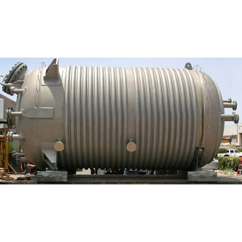 Stainless steel limpet coil reactor