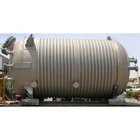Stainless steel limpet coil reactor