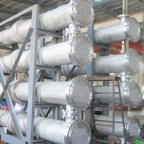 Shell And Tube Heat Exchanger - Color: Silver