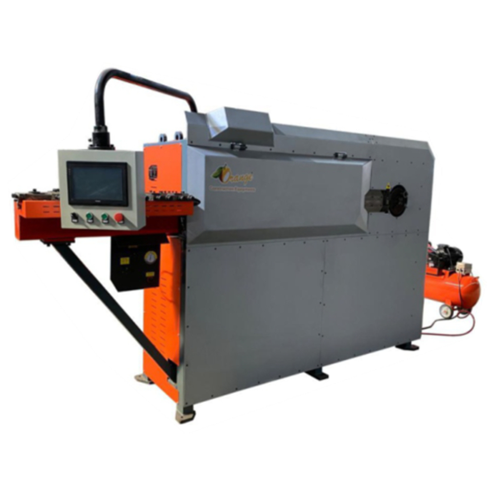 Orange Blueline Cnc Steel Bar Stirrup Bender Orw12a Inbuilt Compresser Without Pay Off - Dimension (L*w*h): 3750 X 1000 X 2040 Millimeter (Mm)