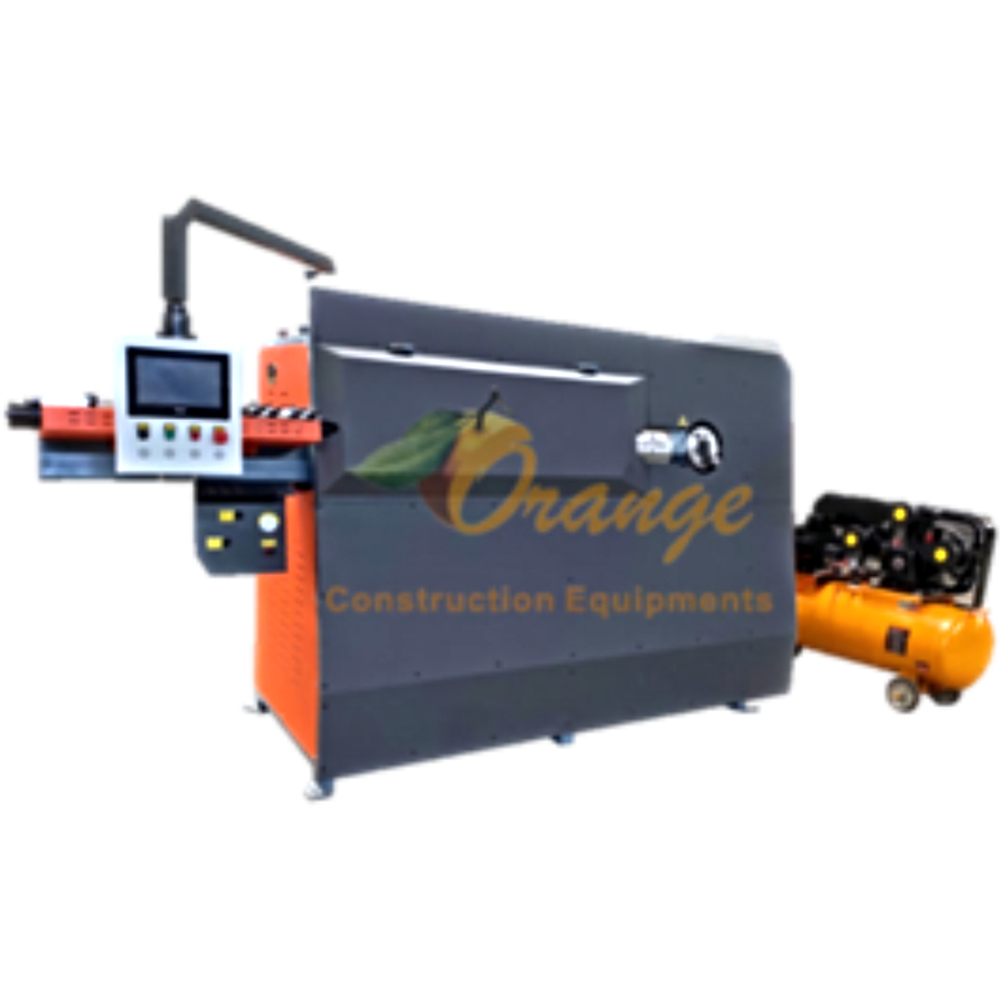 Orange Blueline Cnc Steel Bar Stirrup Bender Orw12a Inbuilt Compresser Without Pay Off - Dimension (L*w*h): 3750 X 1000 X 2040 Millimeter (Mm)